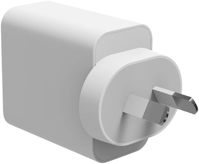 Mophie Speedport Dual USB-C GaN 45W Wall Charger White