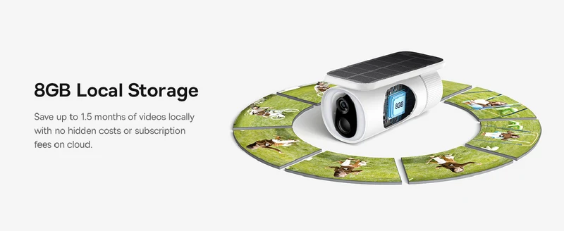 Baseus S1 2K Solar-Powered Spotlight Security Camera