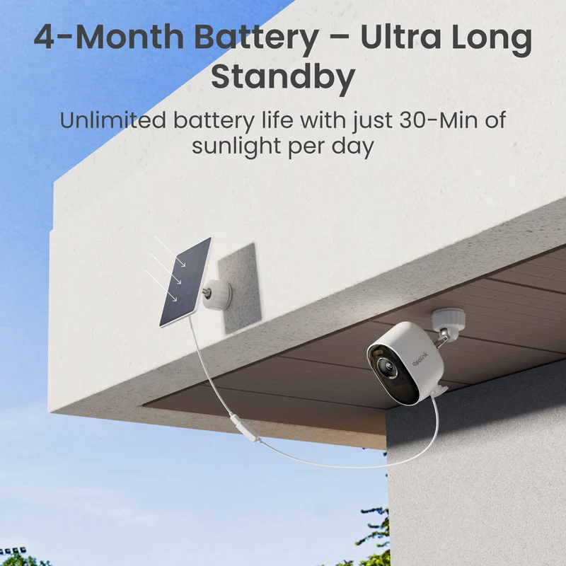 Reolink Home Hub Mini with Argus 3 Pro Battery/Solar Camera Bundle