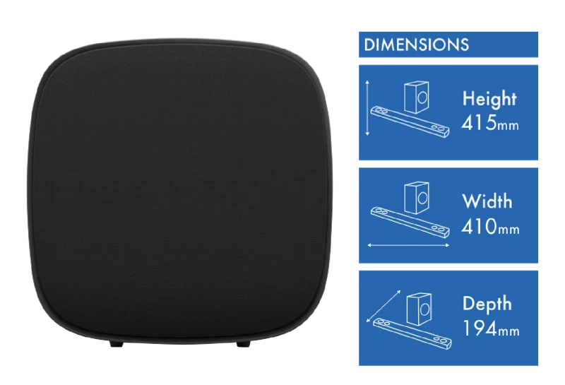 LG Sound Suite W7 Wireless Subwoofer for Immersive Deep Bass