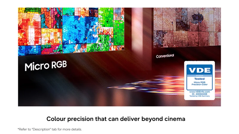 Samsung 85" MICRO RGB R95H 4K Smart AI TV 2026