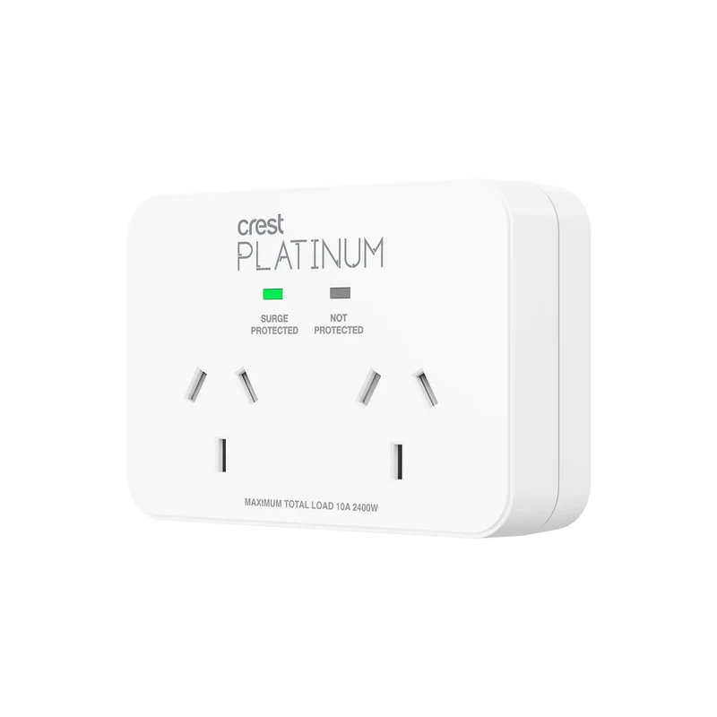 Crest 2 Socket AC Platinum Power Adaptor