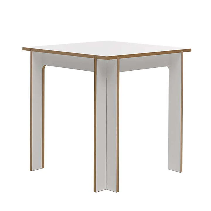 B-Ware Tojo Tisch Esstisch Küchentisch Designertisch Designer 75x75 Cm Weiß Mdf 20,5 Kg
