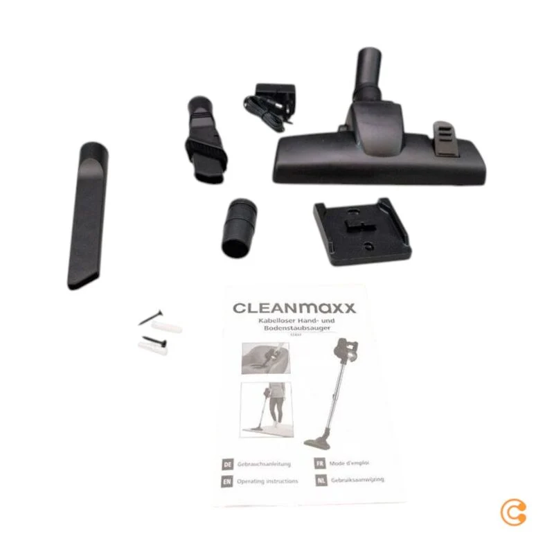 B-Ware CleanMaxx Zyklon-Handstaubsauger 22.2V Beutellos 120W Handstaubsauger 35min Akku
