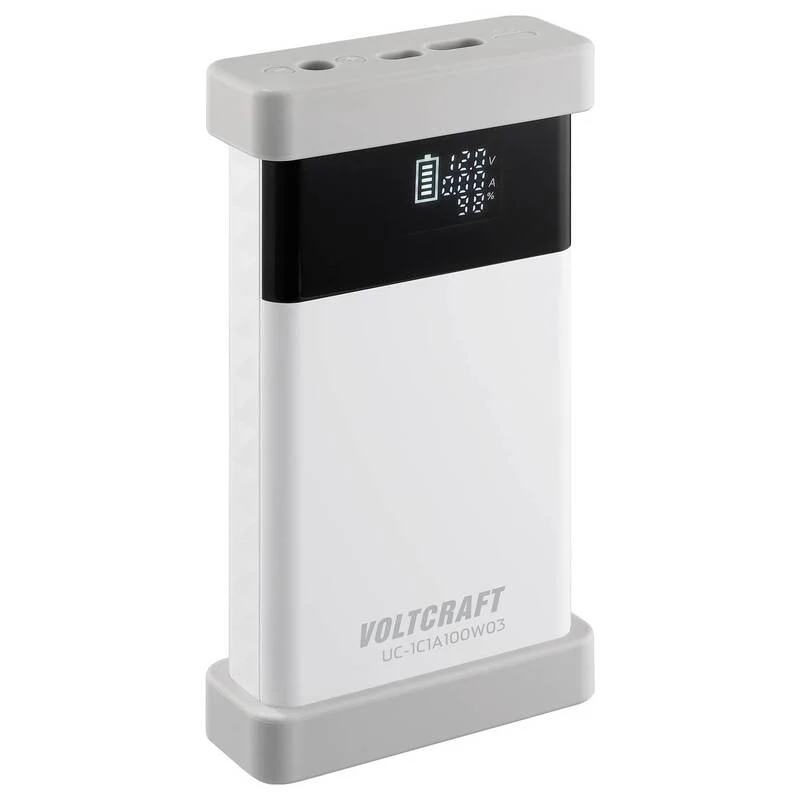 B-Ware VOLTCRAFT USB Ladegerät UC-1C1A100W03 100W 2x USB-C USB-A PD 3.0 Pure White