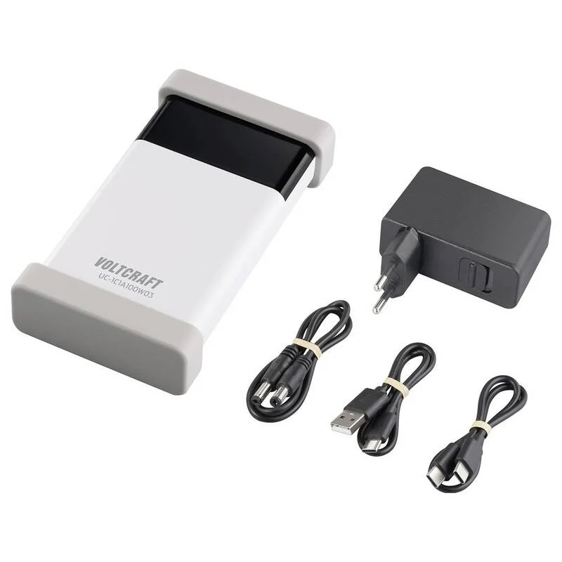 B-Ware VOLTCRAFT USB Ladegerät UC-1C1A100W03 100W 2x USB-C USB-A PD 3.0 Pure White