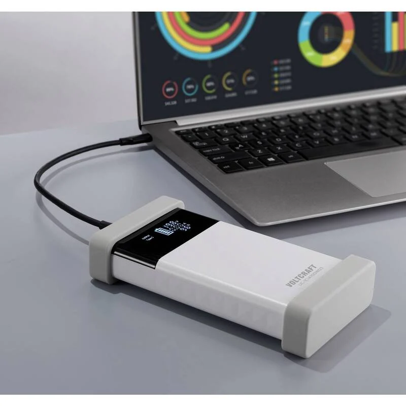 B-Ware VOLTCRAFT USB Ladegerät UC-1C1A100W03 100W 2x USB-C USB-A PD 3.0 Pure White