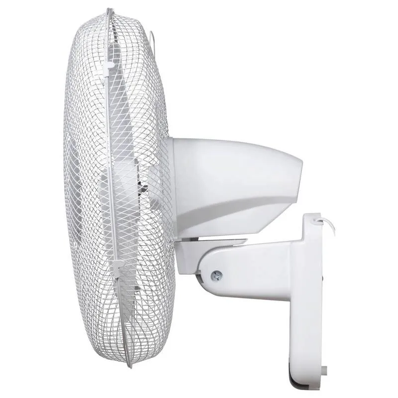 B-Ware Sygonix Wandventilator Wandlüfter 45W 3-stufige Luftzirkulation Weiß Ø430mm