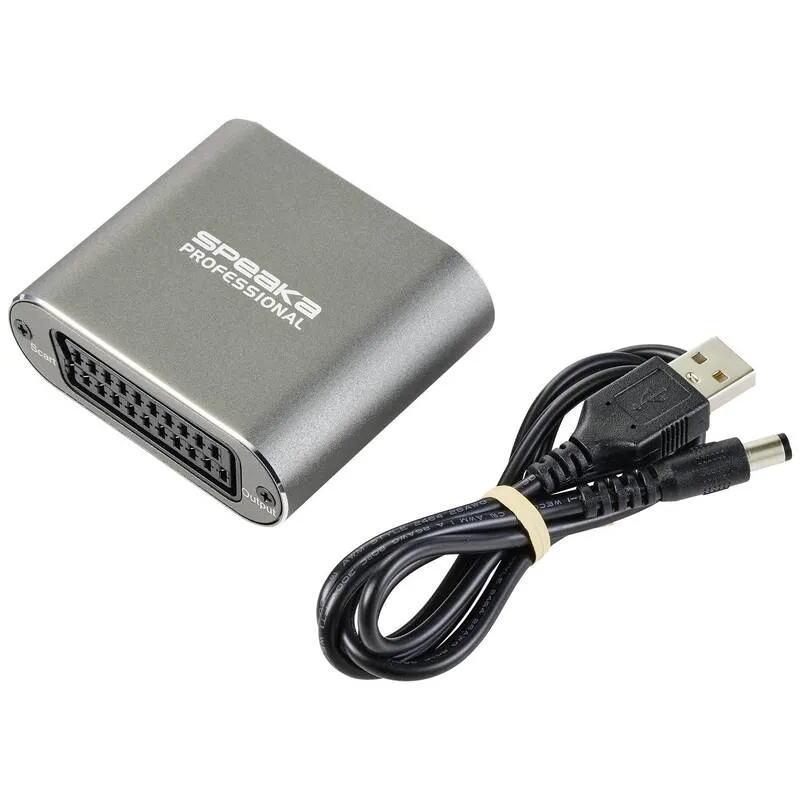 B-Ware Spea Ka Professional Tv Monitor Konverter Sp Hsc 200 Hdmi Scart 3840x2160 Pixel