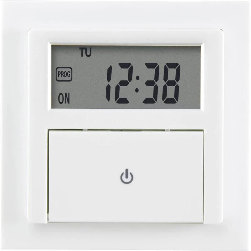 B-Ware Sygonix Sy 4504968 Unterputz Timer Digital Wochenprogramm 1800 W Countdown Weiß