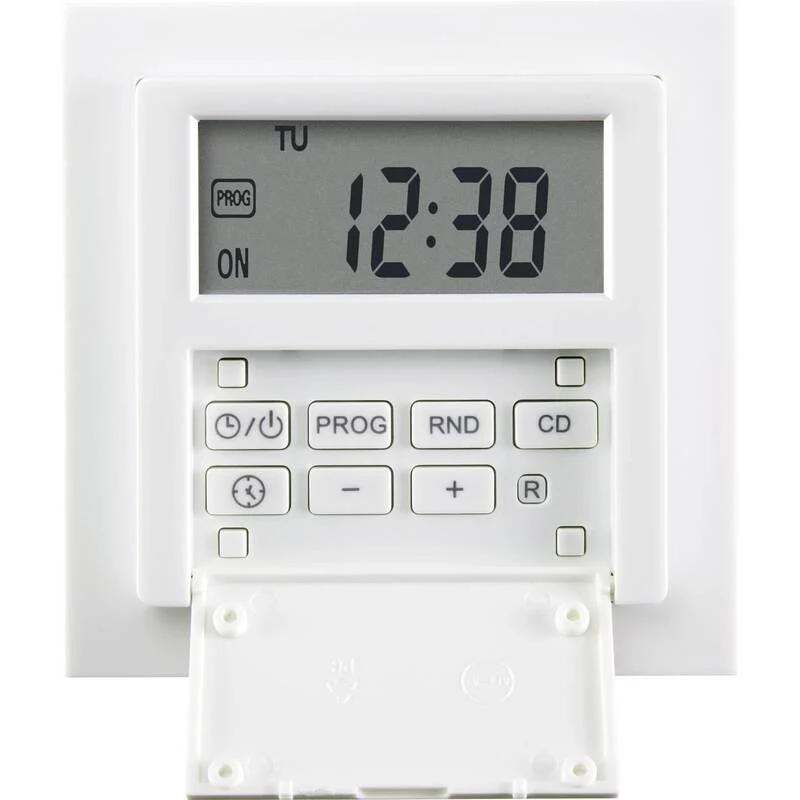 B-Ware Sygonix Sy 4504968 Unterputz Timer Digital Wochenprogramm 1800 W Countdown Weiß