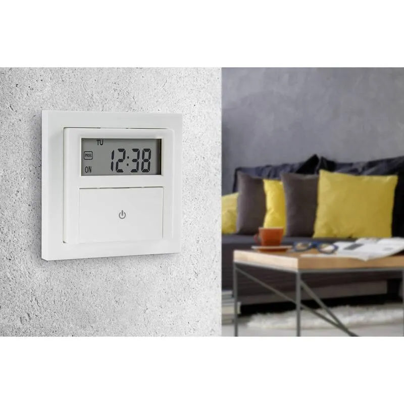 B-Ware Sygonix Sy 4504968 Unterputz Timer Digital Wochenprogramm 1800 W Countdown Weiß