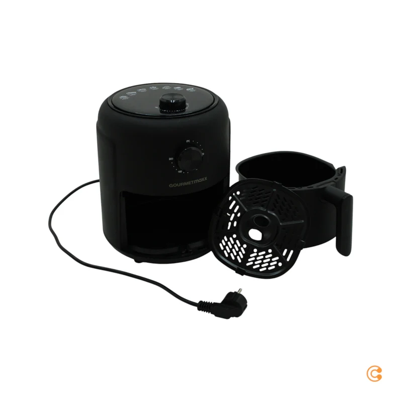 B-Ware Gourmet Maxx Heißluft Fritteuse Mechanisch 2,3l Heißluft Fritteuse 1000 W Schw196