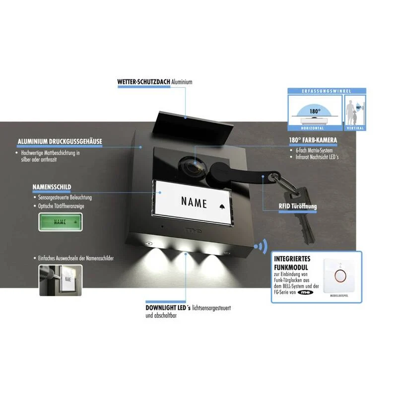 B-Ware M E Modern Electronics Video Türsprechanlage Vdv 2010 A Kabelgebunden System