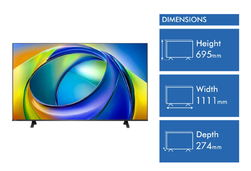 Toshiba 50" C350 4K Smart TV 2026
