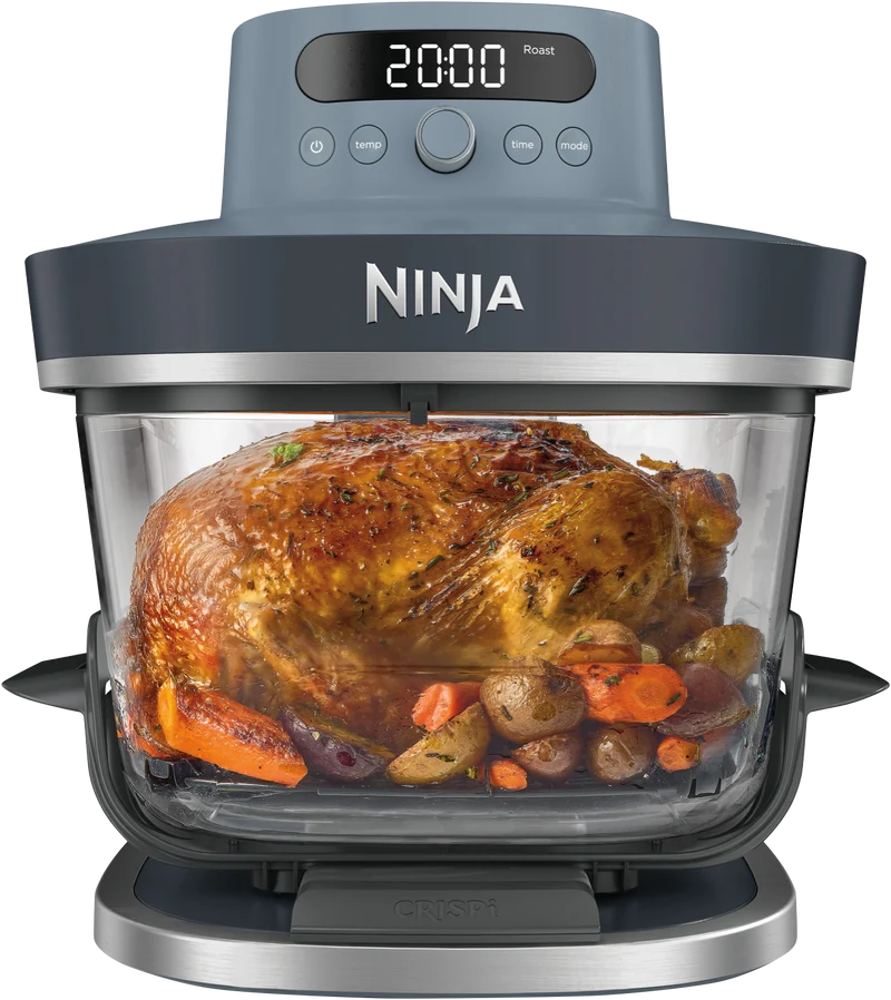 Ninja Crispi Pro 6-in-1 Countertop Glass Air Fryer Cyberspace