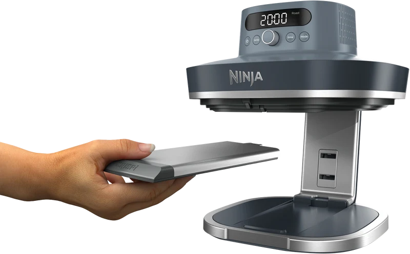Ninja Crispi Pro 6-in-1 Countertop Glass Air Fryer Cyberspace