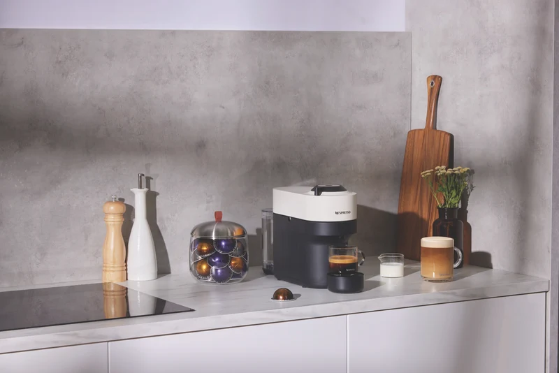 Nespresso Vertuo Pop Capsule Coffee Machine Solo White