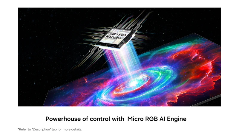 Samsung 65" MICRO RGB R85H 4K Smart AI TV 2026