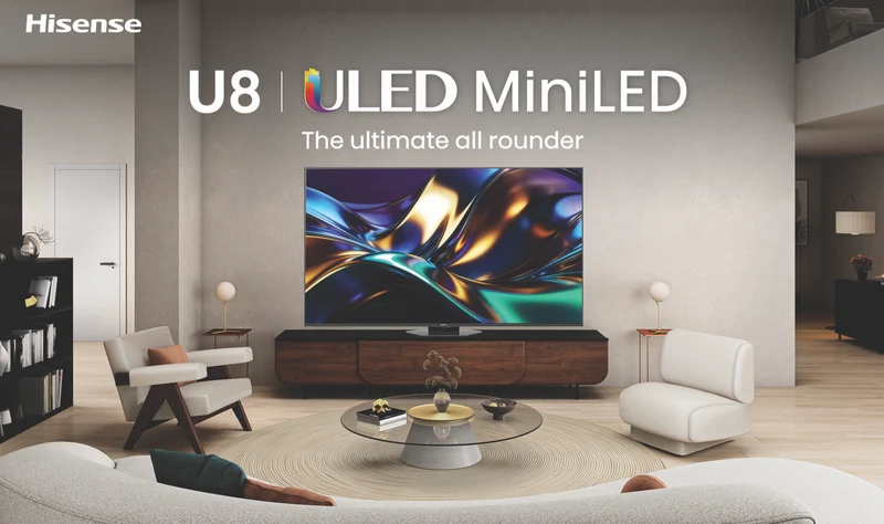 Hisense 75" U85AU 4K ULED MiniLED Hi-QLED 165Hz Smart AI TV 2026