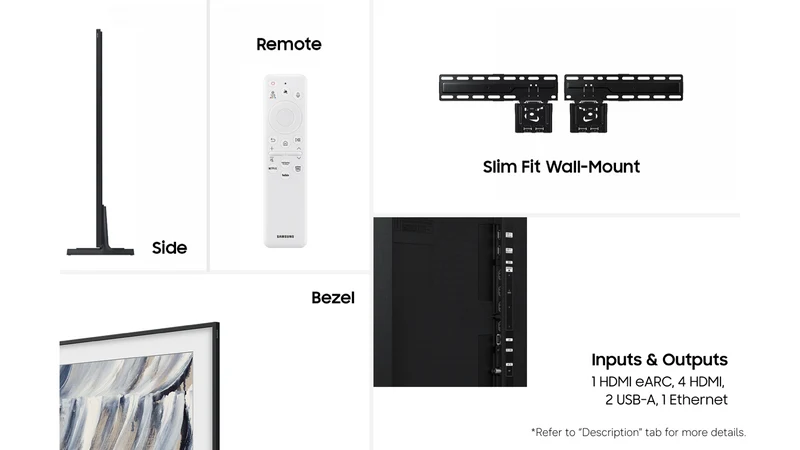 Samsung 75" LS03H The Frame QLED 4K Smart TV 2026