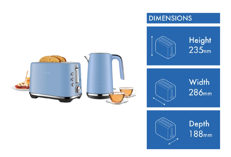 Breville The Brunch Duo Breakfast Pack Lavender Blue