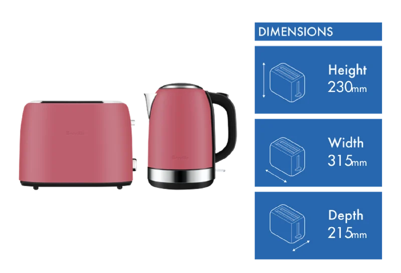 Breville The Breakfast Pack Dark Raspberry