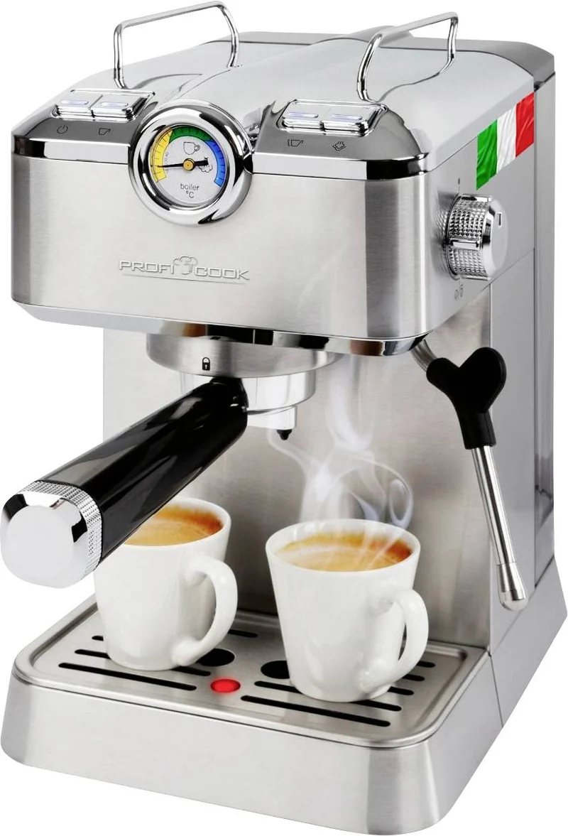B-Ware Profi Cook Pc Es Ka 1267 Inox Espressomaschine Kaffeeautomat Edelstahl Kaffee