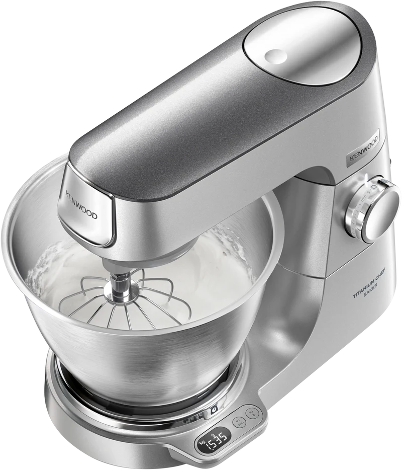 Kenwood Titanium Chef Baker Stand Mixer Silver