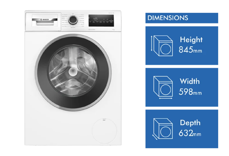 Bosch 9kg Front Load Washer