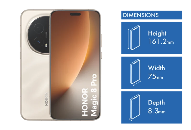 Honor Magic 8 Pro 512GB Sunrise Gold