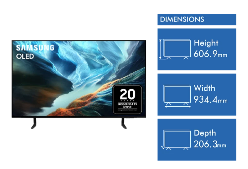 Samsung 42" OLED S90H 4K Smart AI TV 2026
