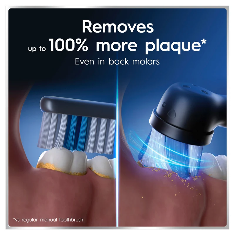 Oral B iO 6 Connected Coach Advanced Clean Electric Toothbrush Black Lava