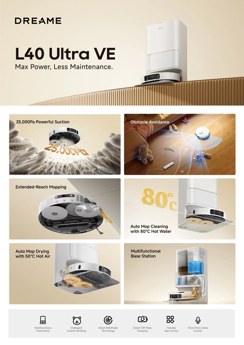 Dreame L40 Ultra VE Robot Vacuum