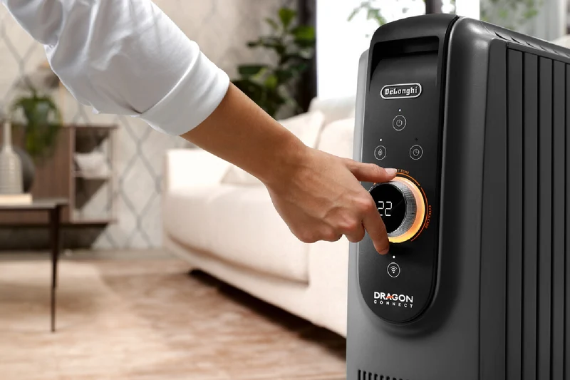 DeLonghi 2400W Dragon5 Connect Oil Column Heater