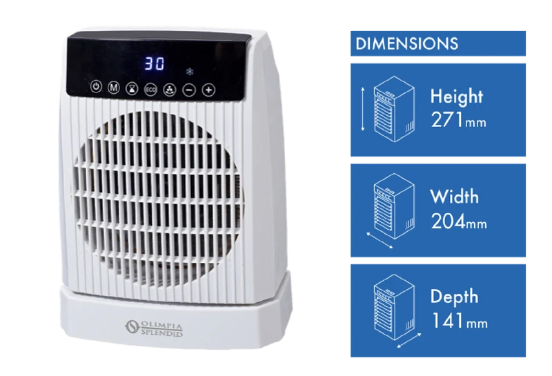 Olimpia Splendid Caldo Soul Compact Fan Heater