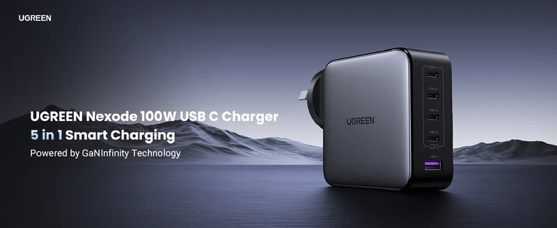 UGREEN Nexode 100W 5-Port GaN Fast Charger