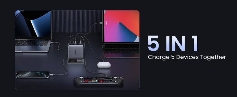 UGREEN Nexode 100W 5-Port GaN Fast Charger