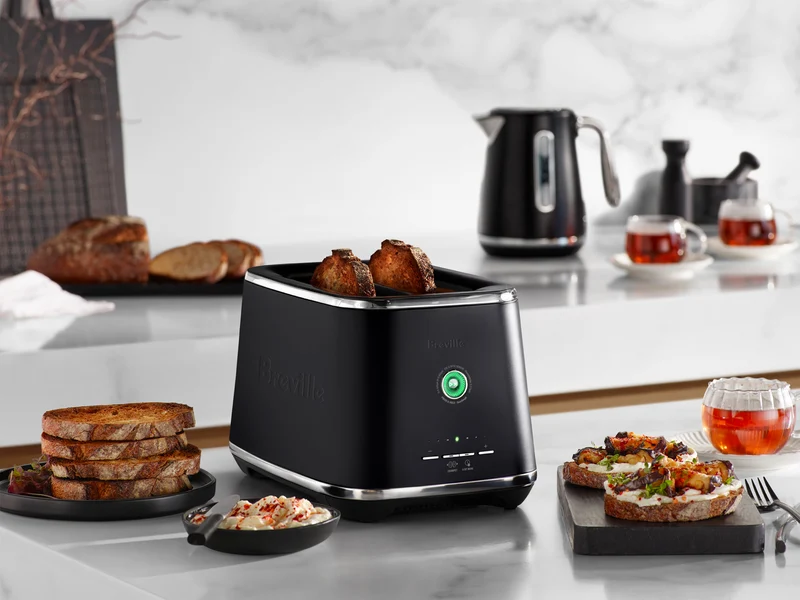 Breville The Eye Q 850 Auto 2 Slice Black Truffle Toaster