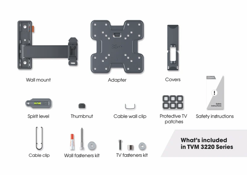 Vogels Full Motion TV Wall Mount 19-43"