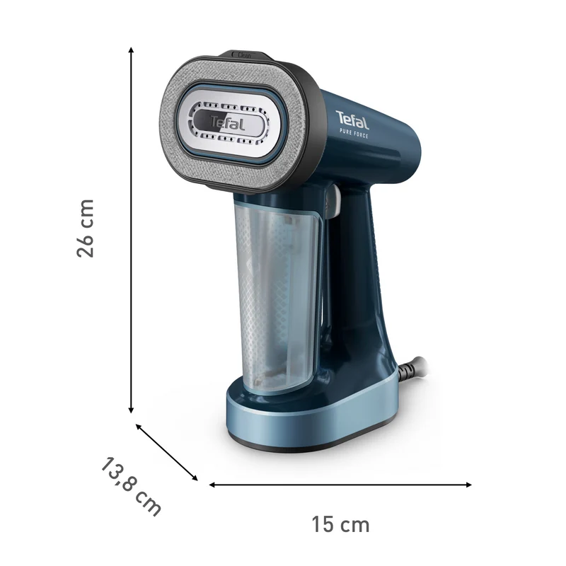 Tefal Pure Force 3 in 1 Handheld Garment Steamer