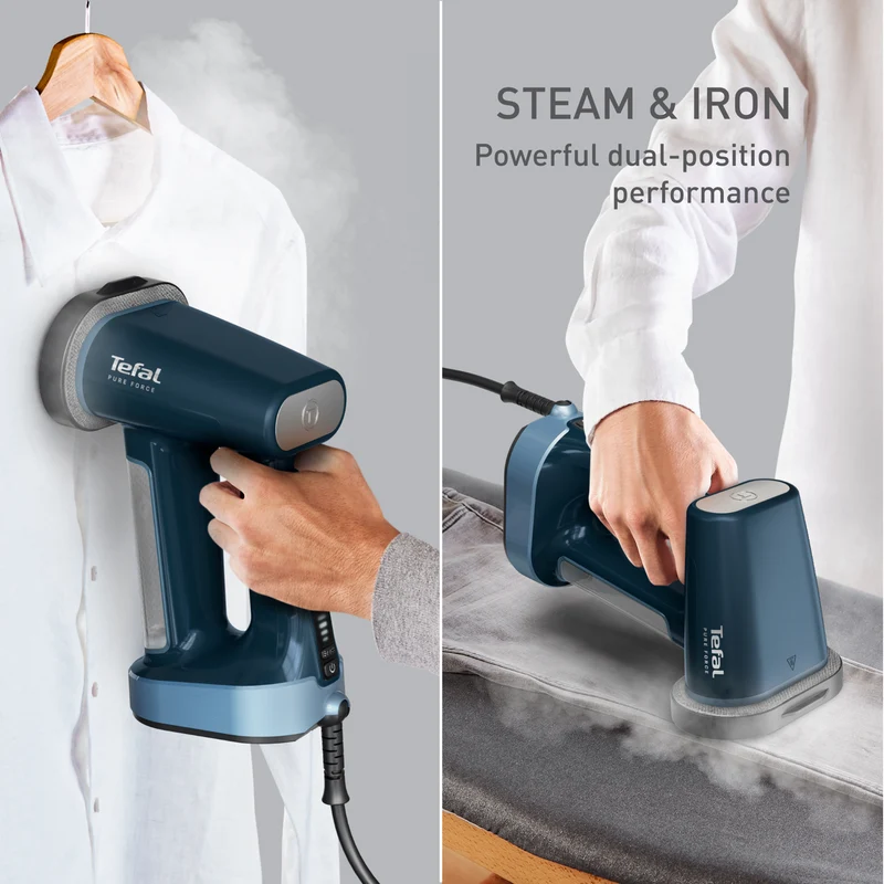 Tefal Pure Force 3 in 1 Handheld Garment Steamer