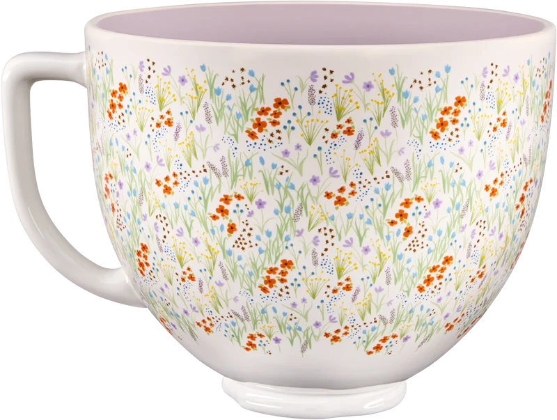 KitchenAid Artisan Stand Mixer Wildflower With ceramic Bowl