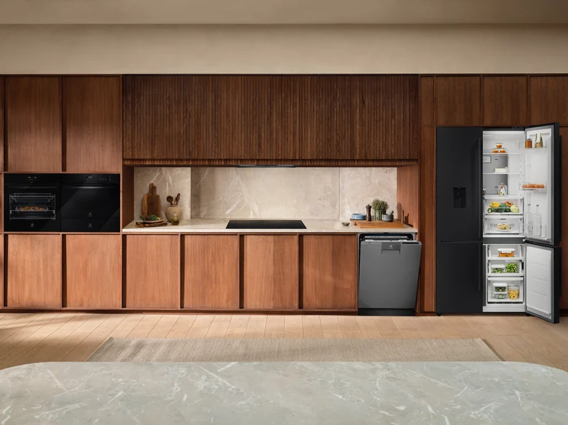 Electrolux 44L Built-in Microwave Oven Combo, Black - 500 Series