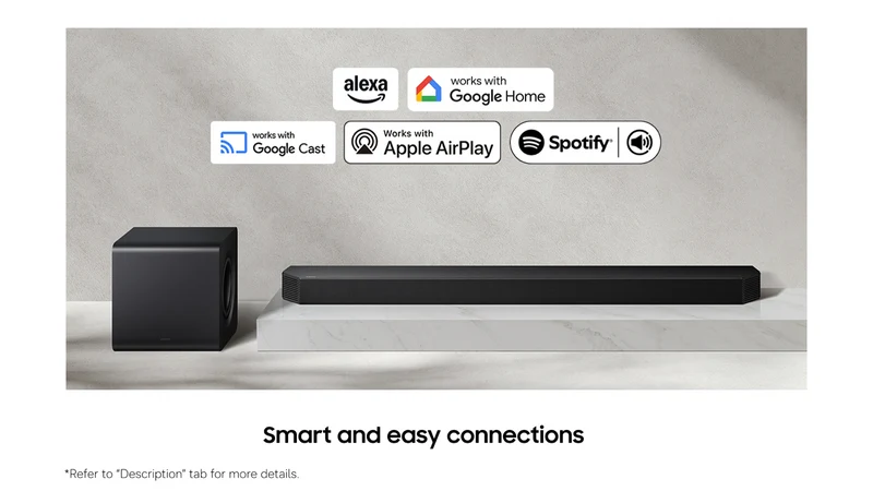 Samsung Q-Series 5.1.2 ch Soundbar Subwoofer 2026