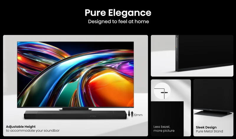 Hisense 65" UR9SAU RGB 4K MiniLED 170Hz TV 2026