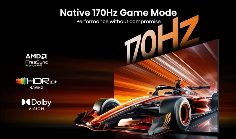 Hisense 65" UR9SAU RGB 4K MiniLED 170Hz TV 2026