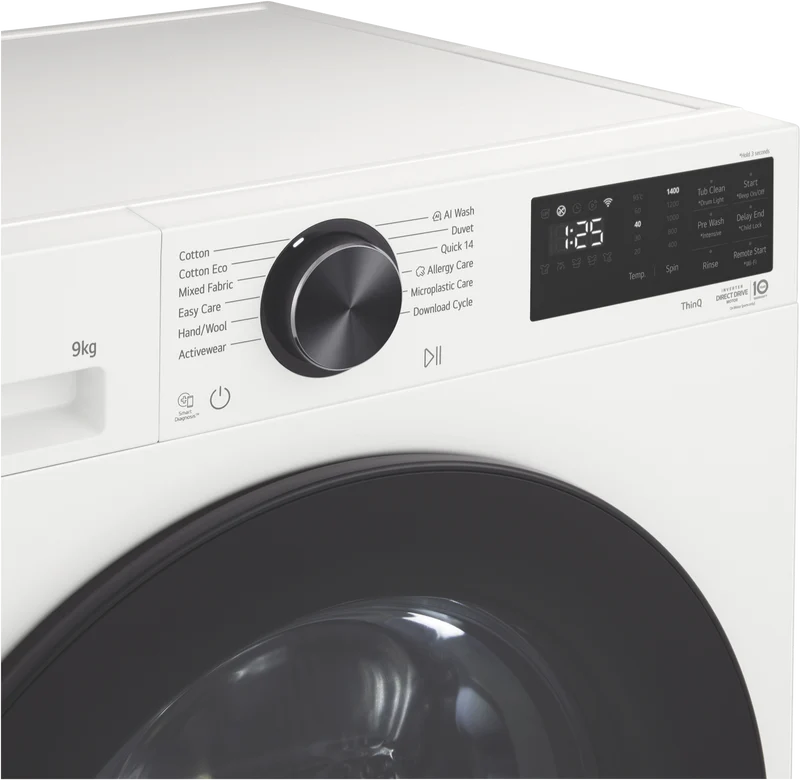 LG 9kg Series 3 AI Front Load Washer