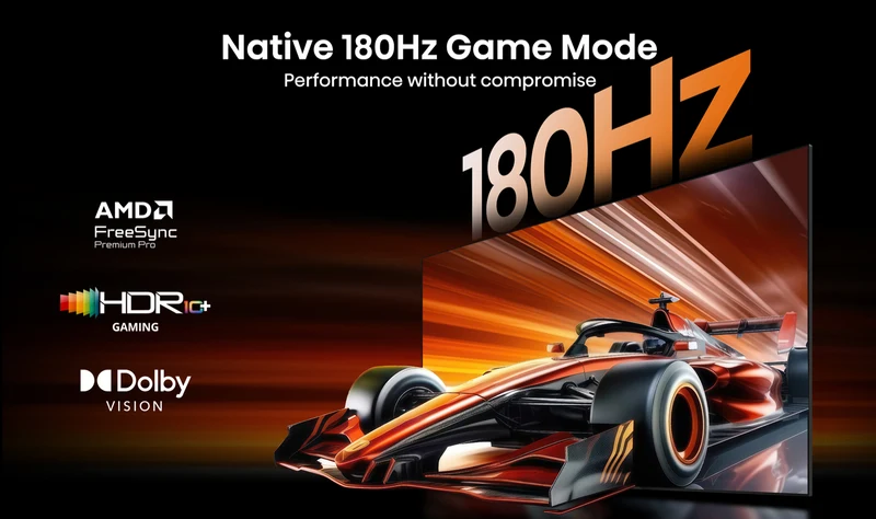 Hisense 85" UR9SAU RGB 4K MiniLED 180Hz TV 2026