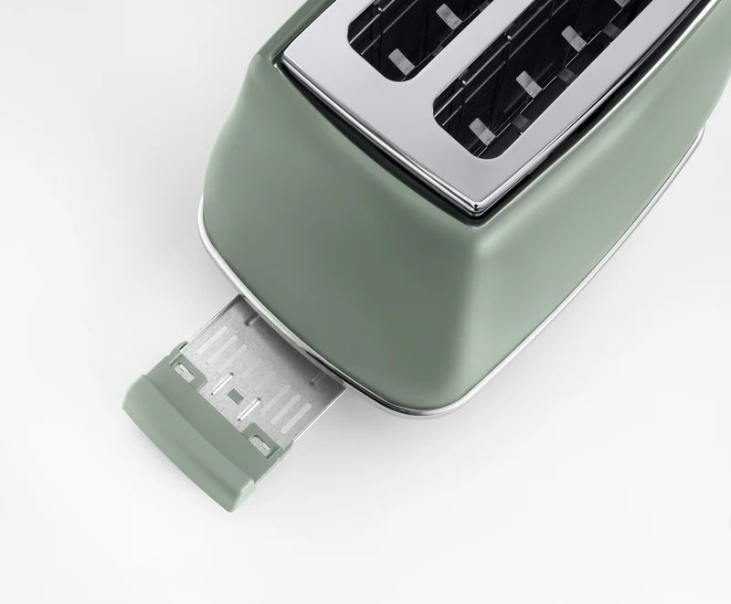 DeLonghi Icona Capitals 2 Slice Toaster Copenhagen Green